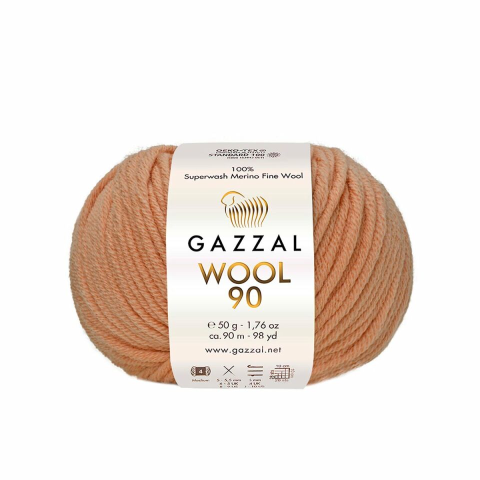 Gazzal Wool 90 El Örgü İpi