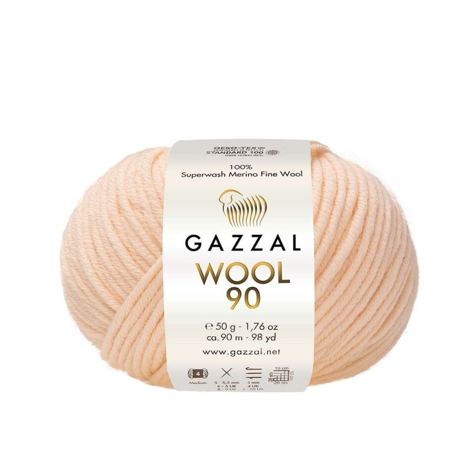 Gazzal Wool 90 El Örgü İpi