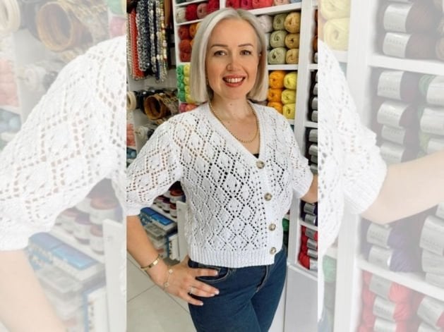 Cotton Yarım Kol Breeze Hırka