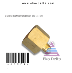 Ünyon Rediksiyon  Erkek  1/4-dişi 5/8 refbakır 01 16 19