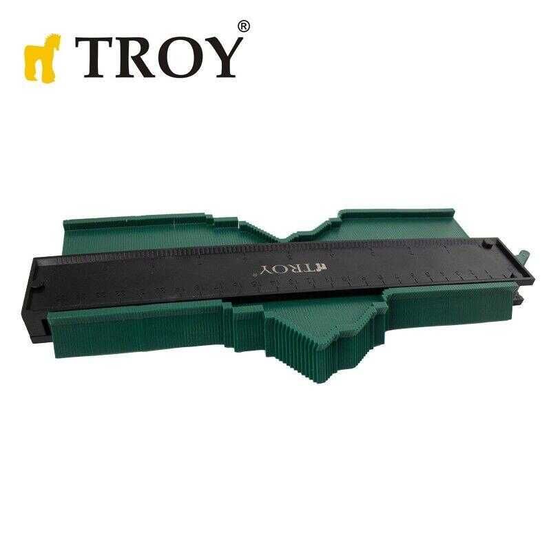 Troy 25902 Sabitleme Mandallı Kontur Mastarı 258mm