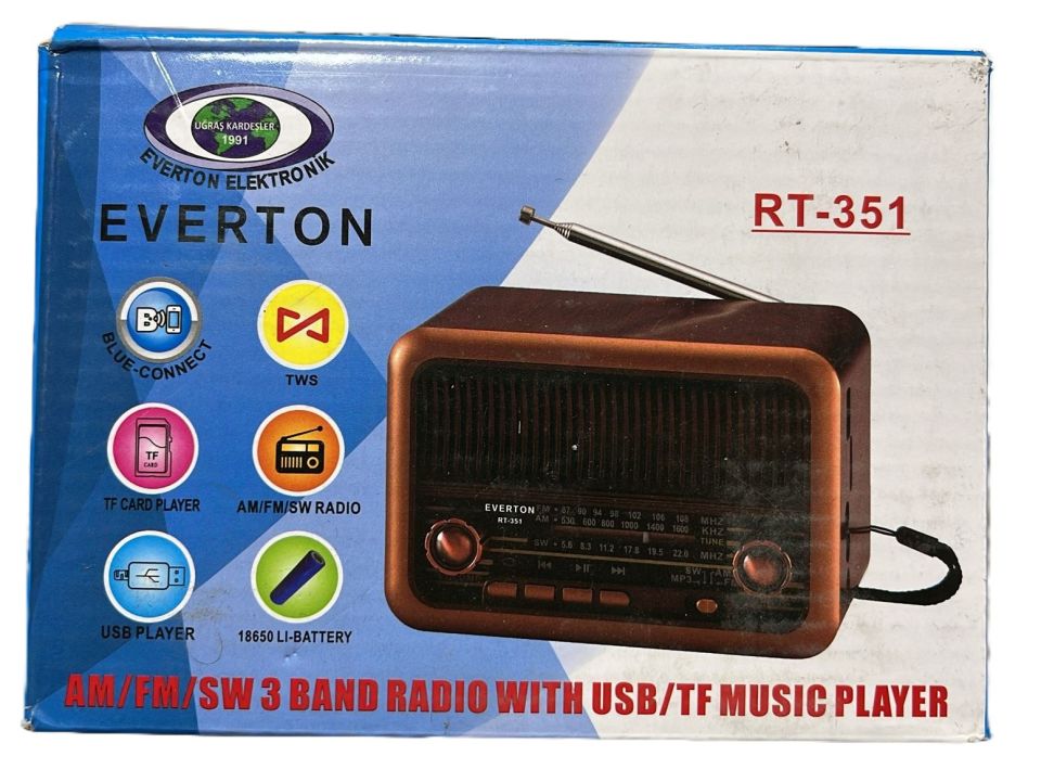 Radyo Müzik Çalarlı 3 Bant RT-351