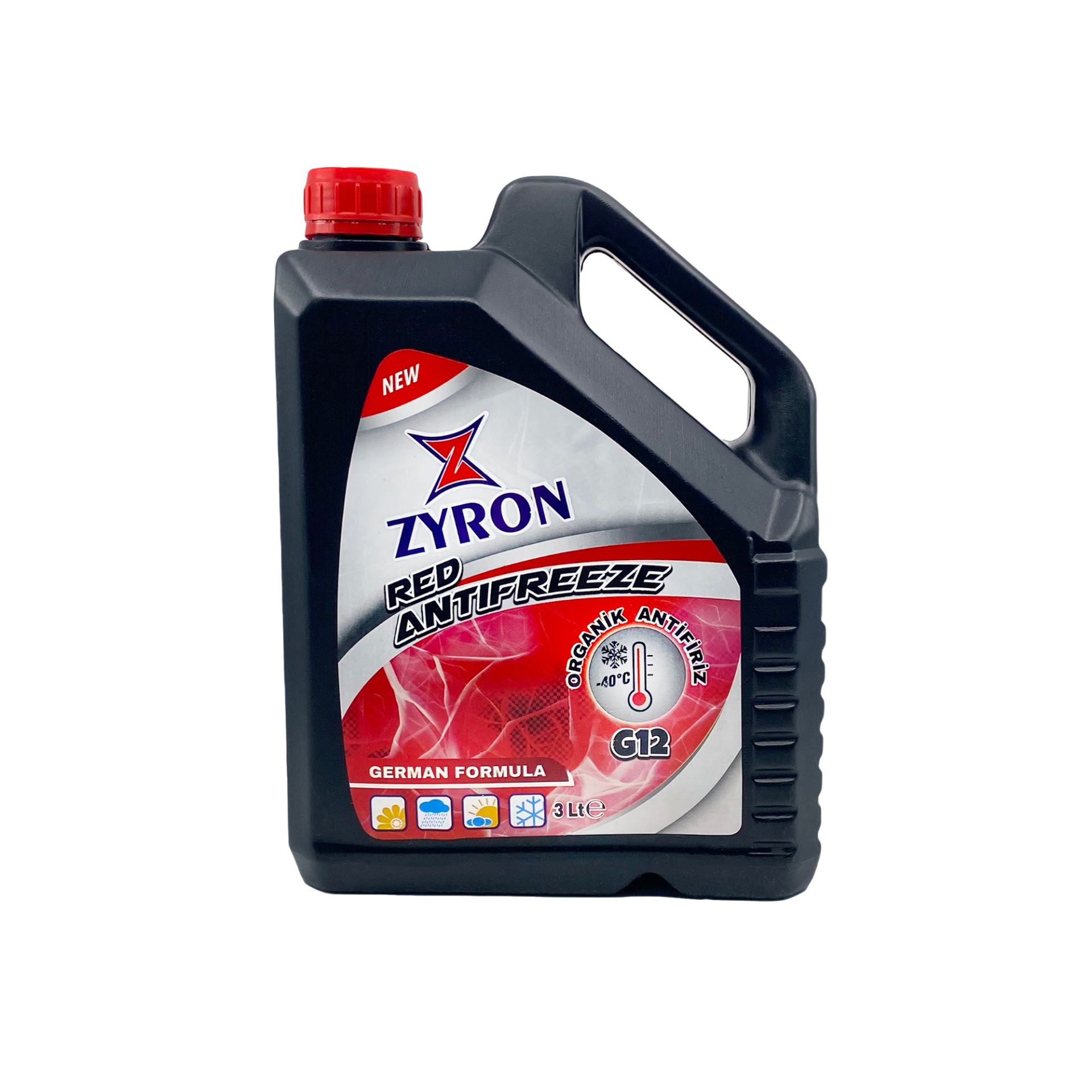 Antifiriz Kırmızı 3 Lt Zyron