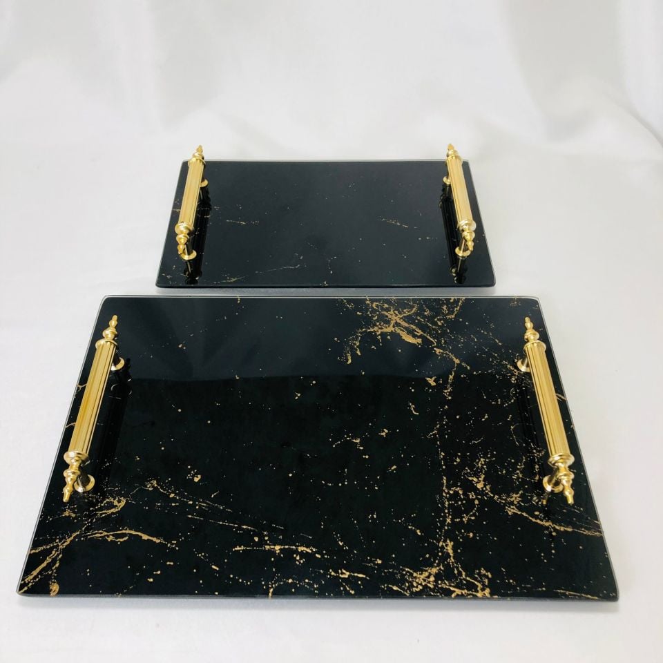 DAMARLI CAM TEPSİ GOLD | KAMPANYA