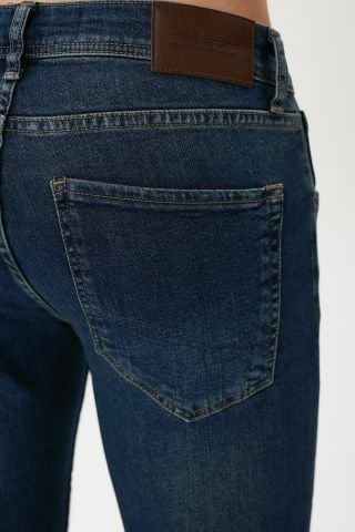Panama 761-01 Tint Blue Likralı Dar Paça Dar Kesim Erkek Kot Pantolon Mavi