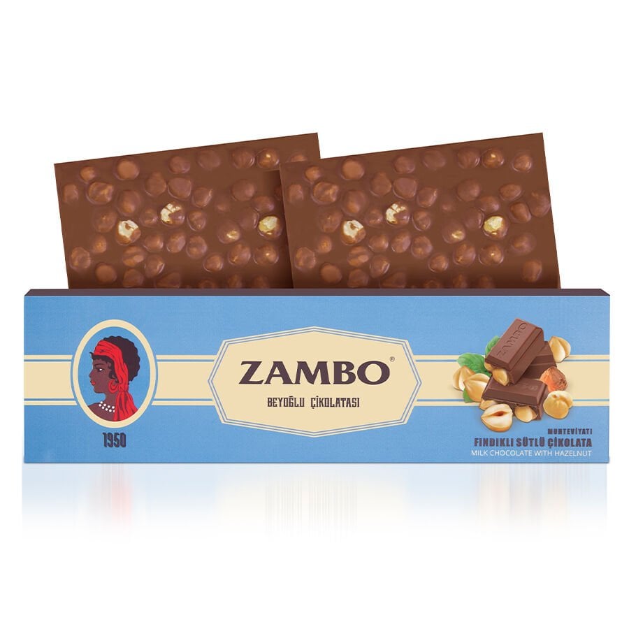 Zambo Fındıklı Sütlü Çikolata 300g