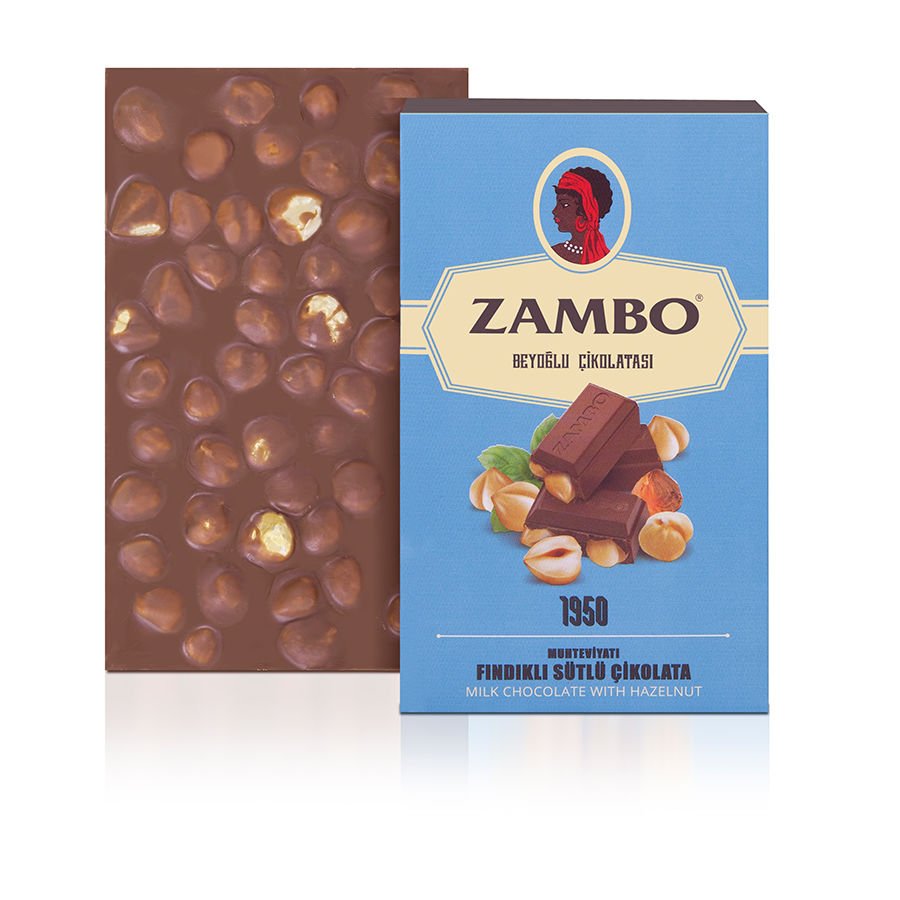 Zambo Fındıklı Sütlü Çikolata 150g