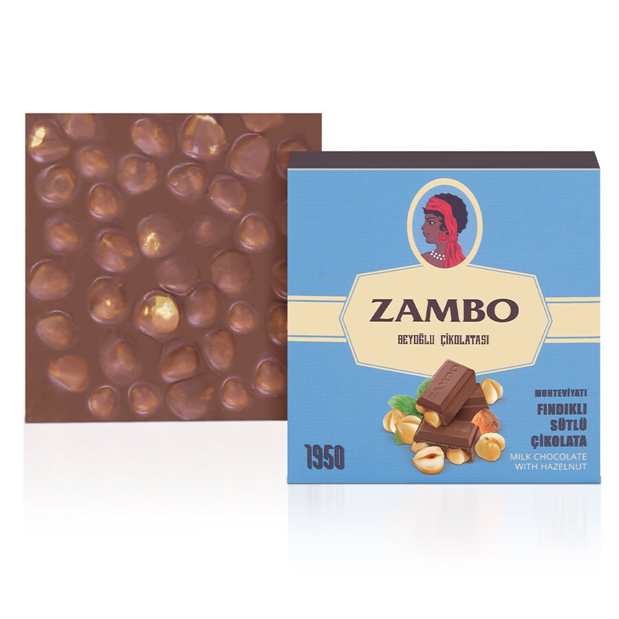 Zambo Fındıklı Sütlü Çikolata 90g