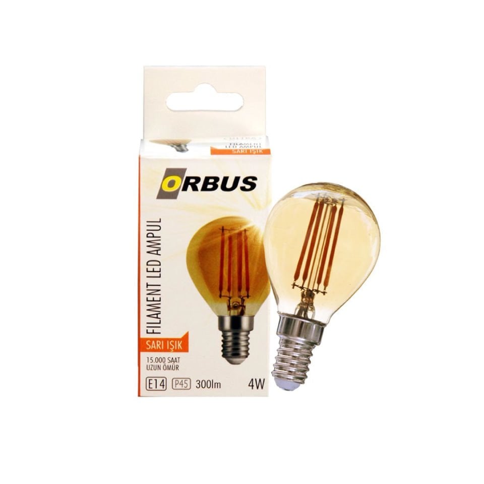 Orbus PA45  4W  AMBER E14 300Lm