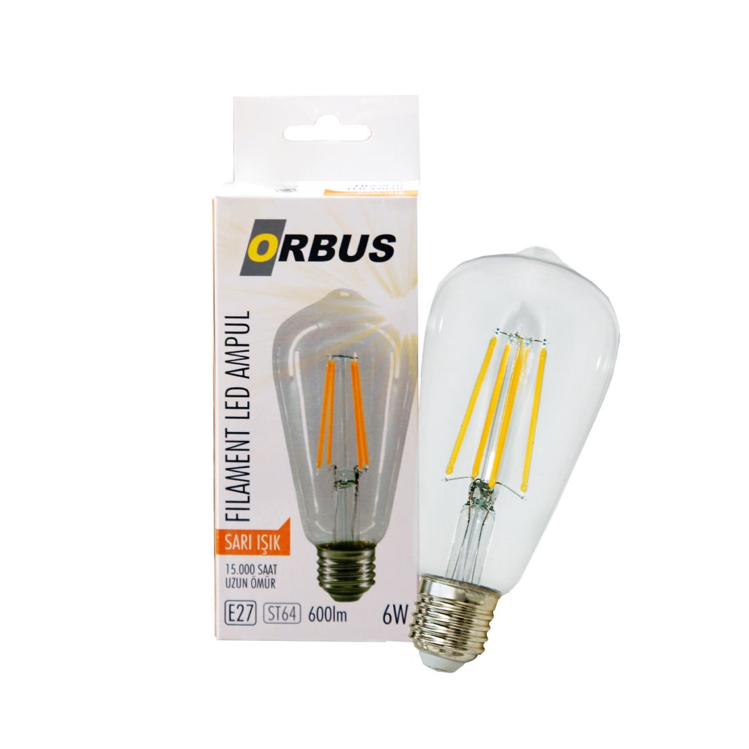 Orbus STC6W CLEAR E27 600Lm
