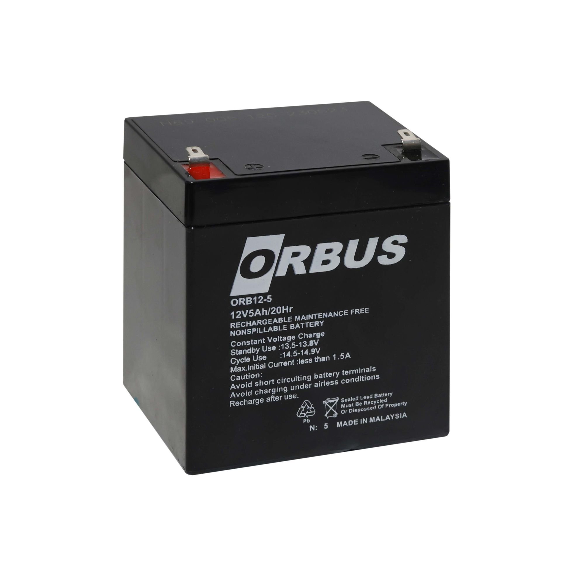 ORBUS / 12V 5 AH Kuru Akü