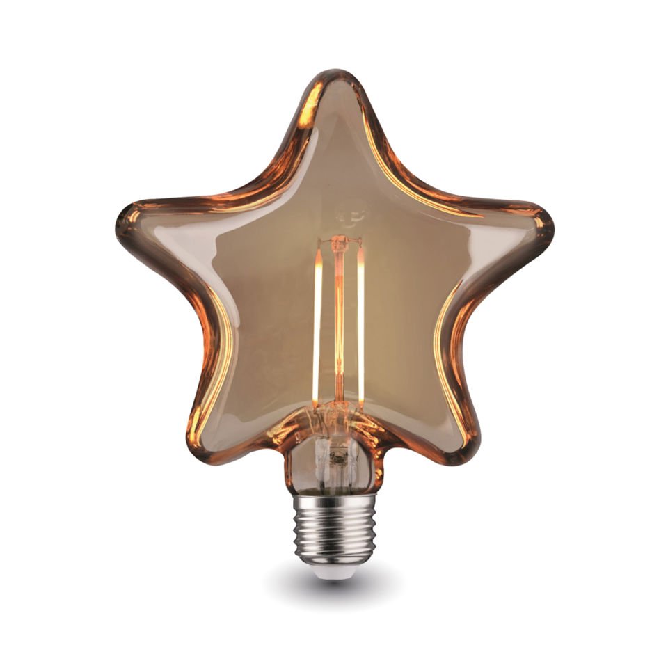 Orbus Yıldız Filament Led Ampul Amber E27 360lm