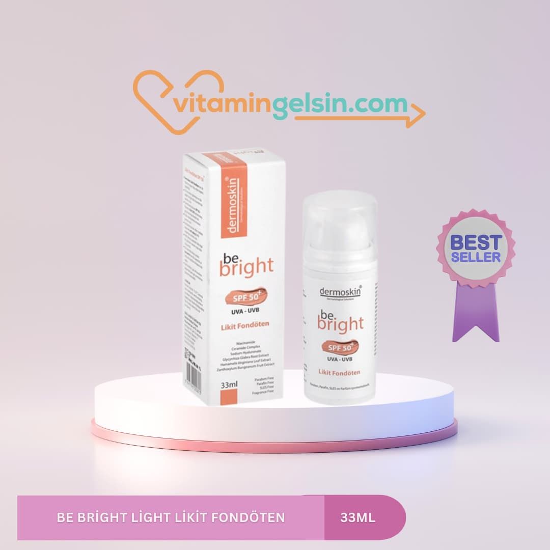 Dermoskin Be Bright Light Likit Fondöten 33 ml