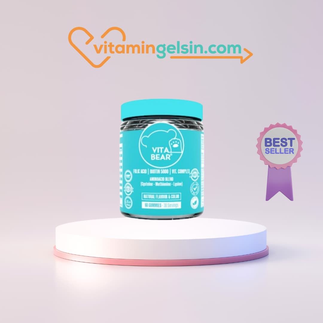 Vita Bear Strong Hair Gummy 60 Kapsül