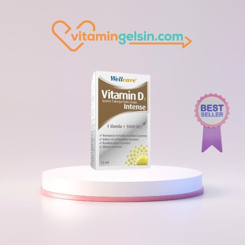 Wellcare Vitamin D3 Intense 1000 IU 12 ml