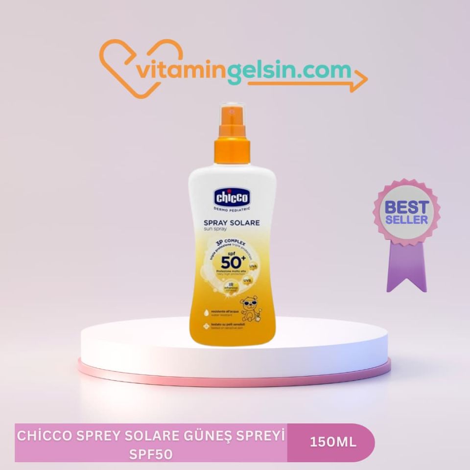 Chicco Sprey Solare Güneş Spreyi SPF50+ 150 ml