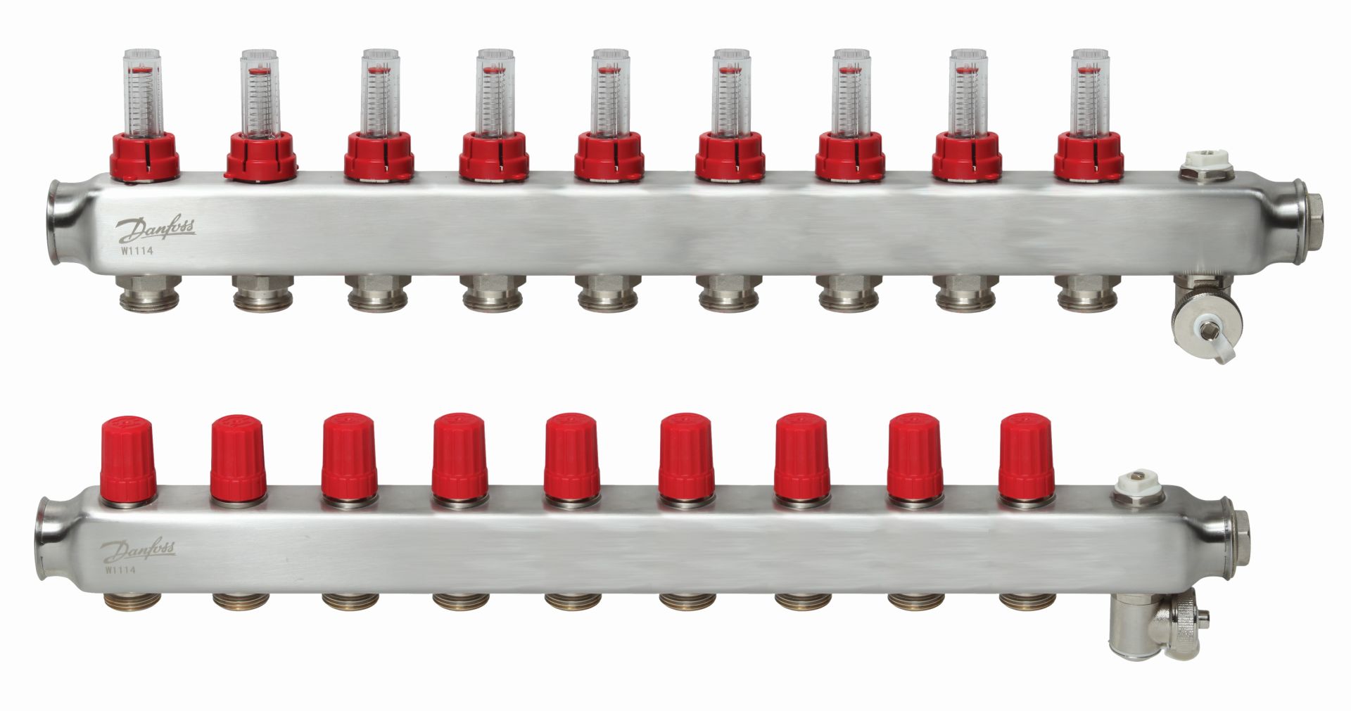 Danfoss 9’lu Paslanmaz Çelik Kollektör Seti