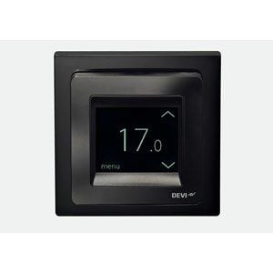 DEVIreg Touch 2''  Siyah dokunmatik ekranlı dijital termostat