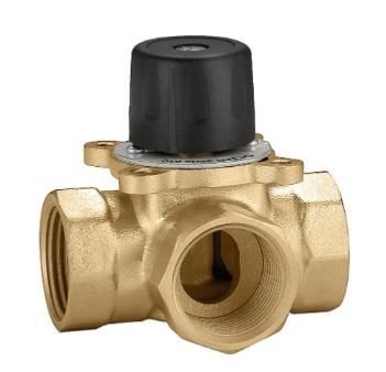 Caleffi 610 Dişli Üç Yollu Rotary Tip Karışım Vanası Rp 1 1/4”