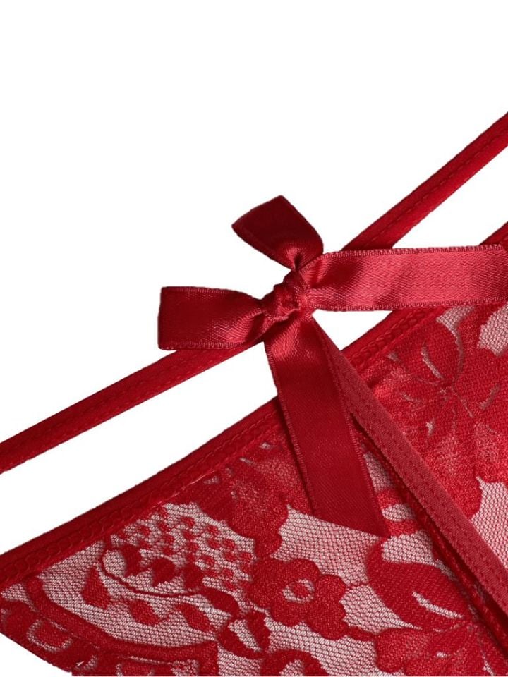 Betimoda Kurdeleli Tanga KIRMIZI - STANDART