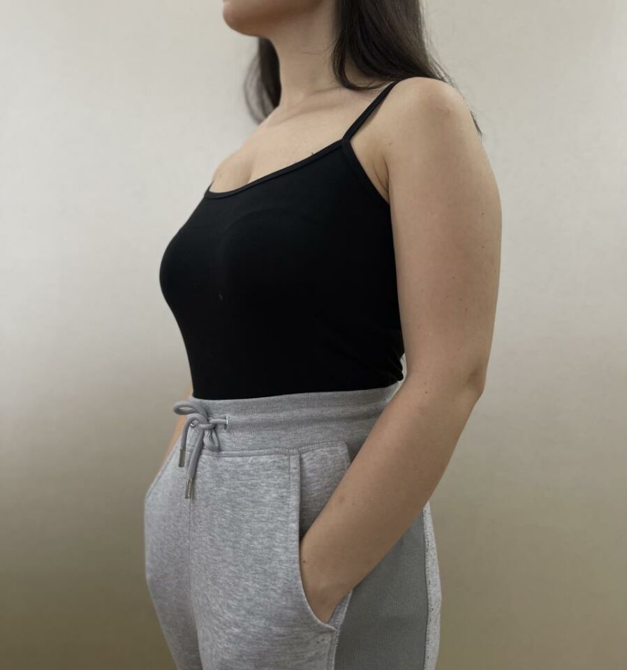Pamuklu Likralı Askılı Body Atlet 3 Adet SİYAH - XL