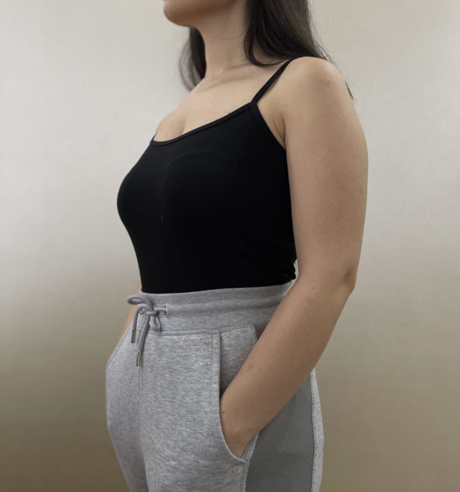 Pamuklu Likralı Askılı Body Atlet 3 Adet SİYAH - M