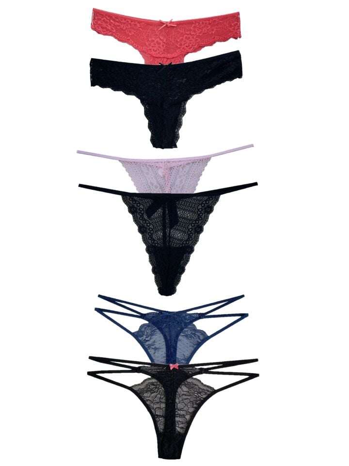 Betimoda Tanga Karışık Set 6 Adet Karışık3 - STANDART