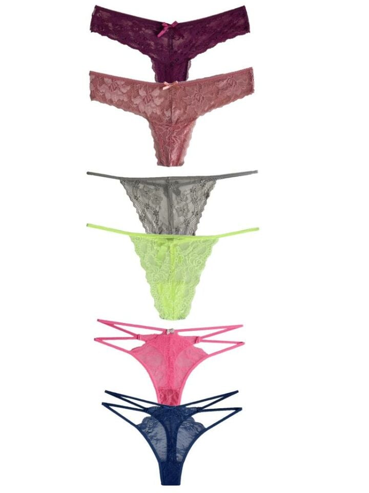 Betimoda Tanga Karışık Set 6 Adet Karışık 1 - STANDART