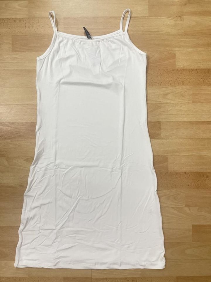 Kadın Pamuklu Penye Viskon İp Askılı İçlik Tunik MOR - S/M