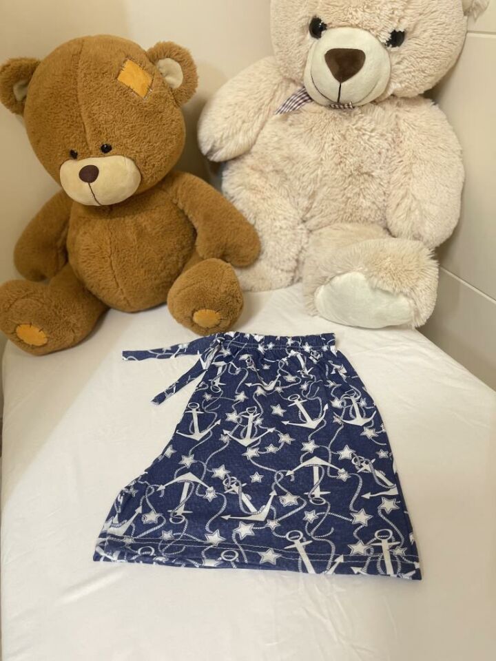 Kadın %100 Pamuklu Süprem Desenli Yumuşak Basic Mini Şort MS.Çapalı Lacivert - XL