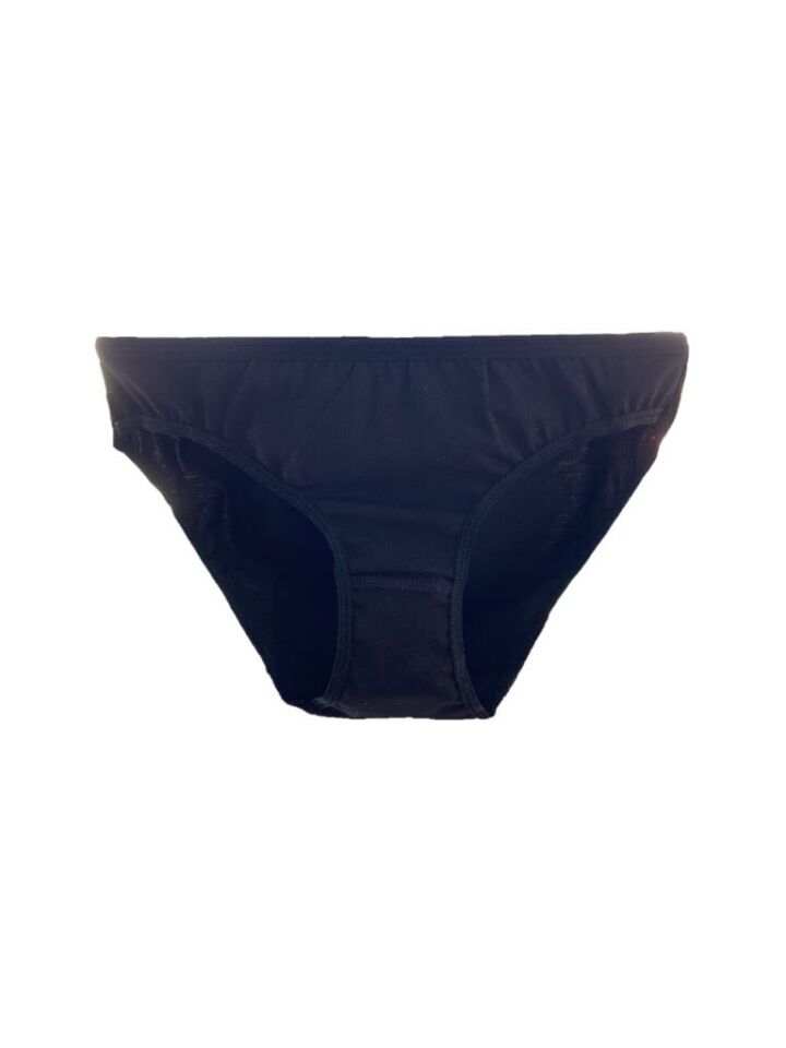 Kadın İz Yapmaz Bikini Külot 3 Adet SİYAH - S