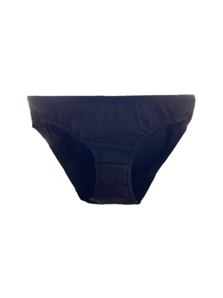 Kadın İz Yapmaz Bikini Külot 3 Adet SİYAH - M