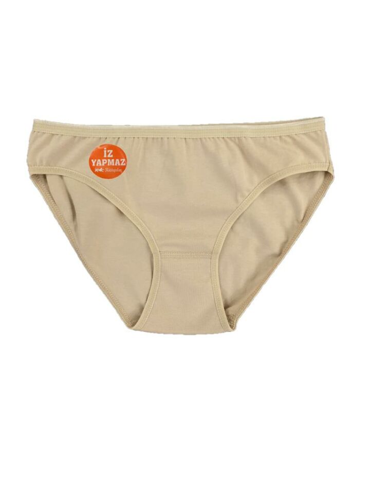 Kadın İz Yapmaz Bikini Külot 3 Adet BEJ - XL
