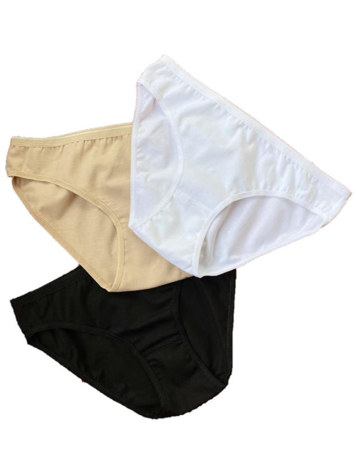 Kadın İz Yapmaz Bikini Külot 3 Adet Karışık - XL