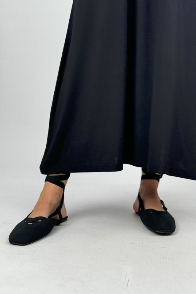 Kadın Yazlık Kısa Kollu Viskon Midi Boy Bisiklet Yaka Elbise SİYAH - 2XL/3XL