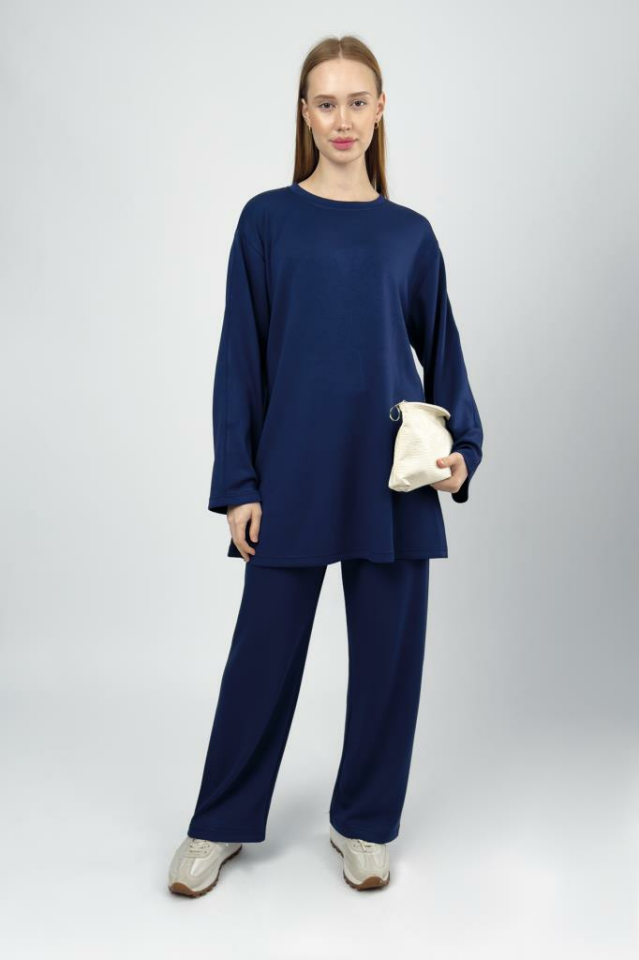 Kadın Modal Tencel Tunik Pantolon Takım 22.2 Laci - S/M