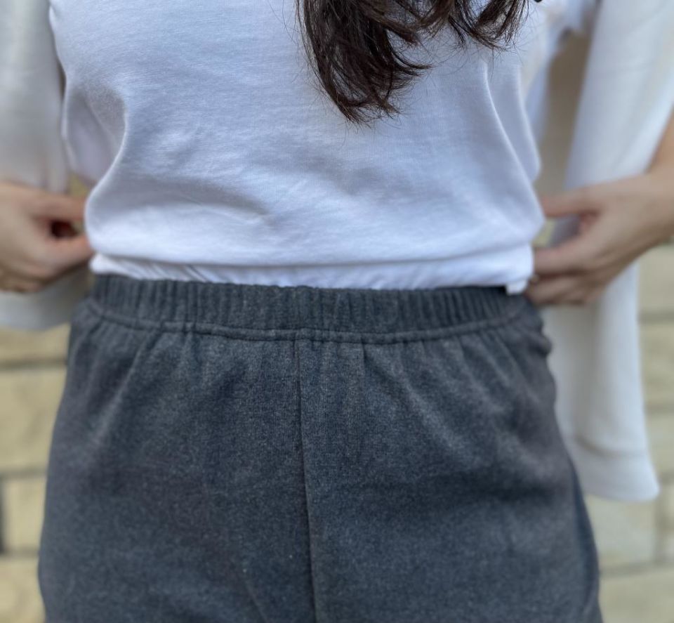 İç Giyim Kışlık İçlik Şardonlu Unisex Ağlı Termal Tayt Füme - STANDART