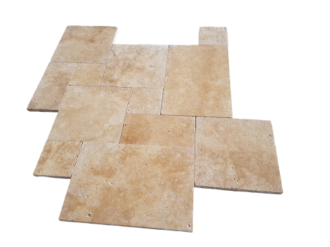 Travertine Light Walnut Tumbled