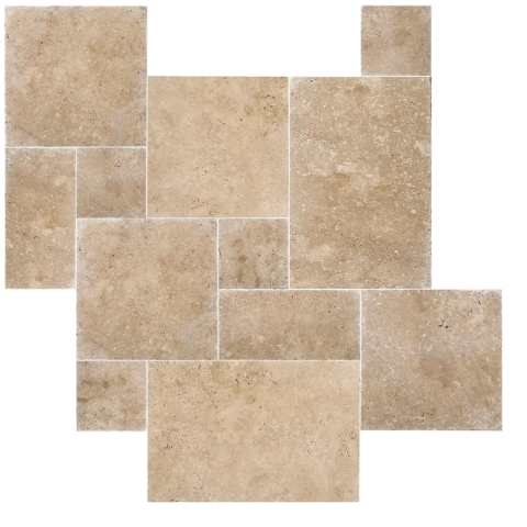 Travertine Light Walnut Tumbled