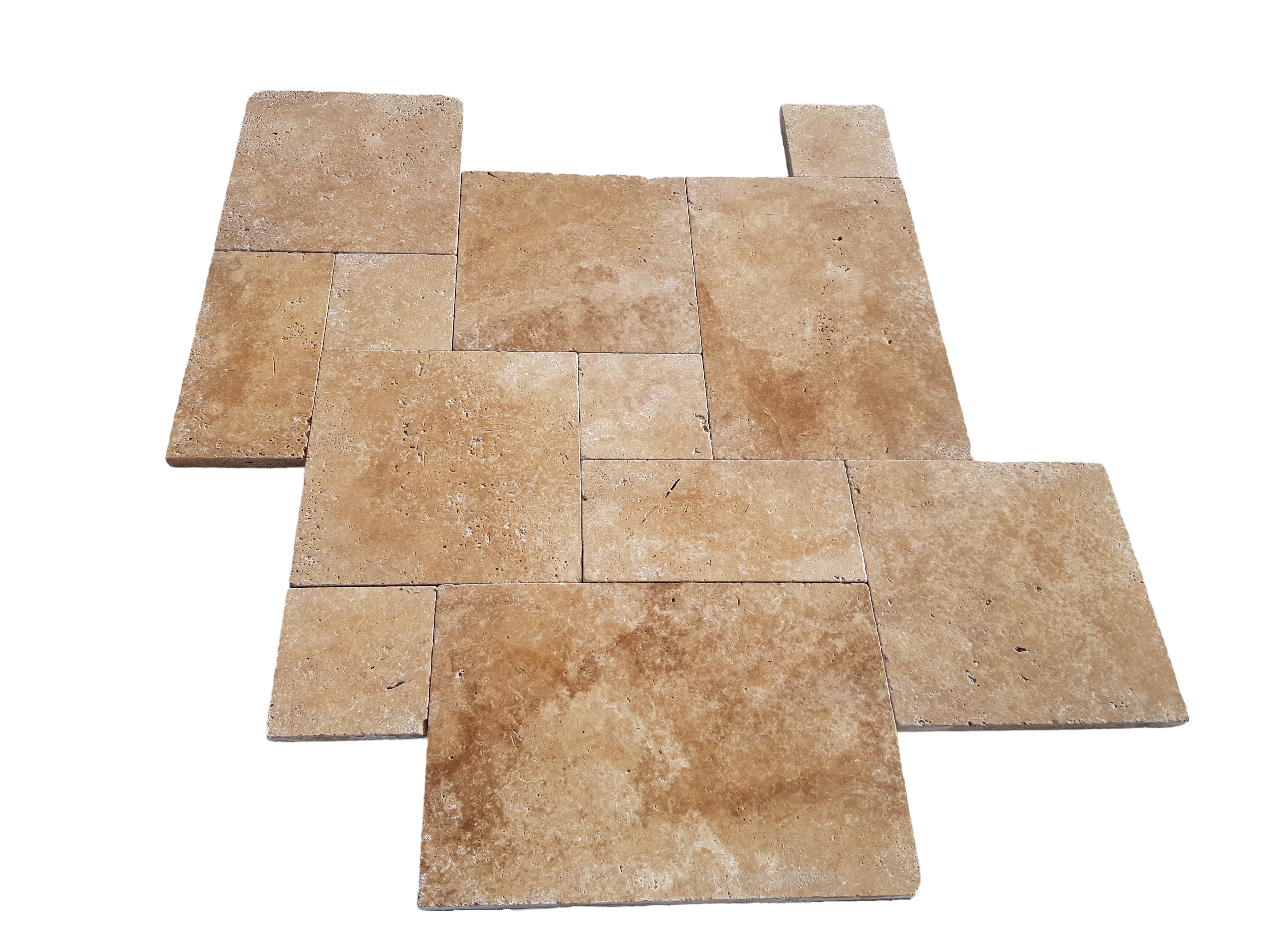 Travertine Dark Walnut Tumbled
