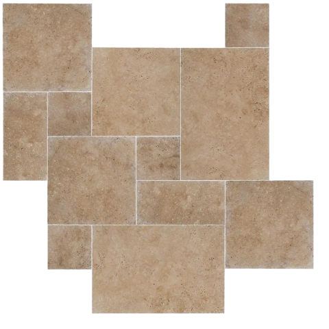 Travertine Dark Walnut Tumbled