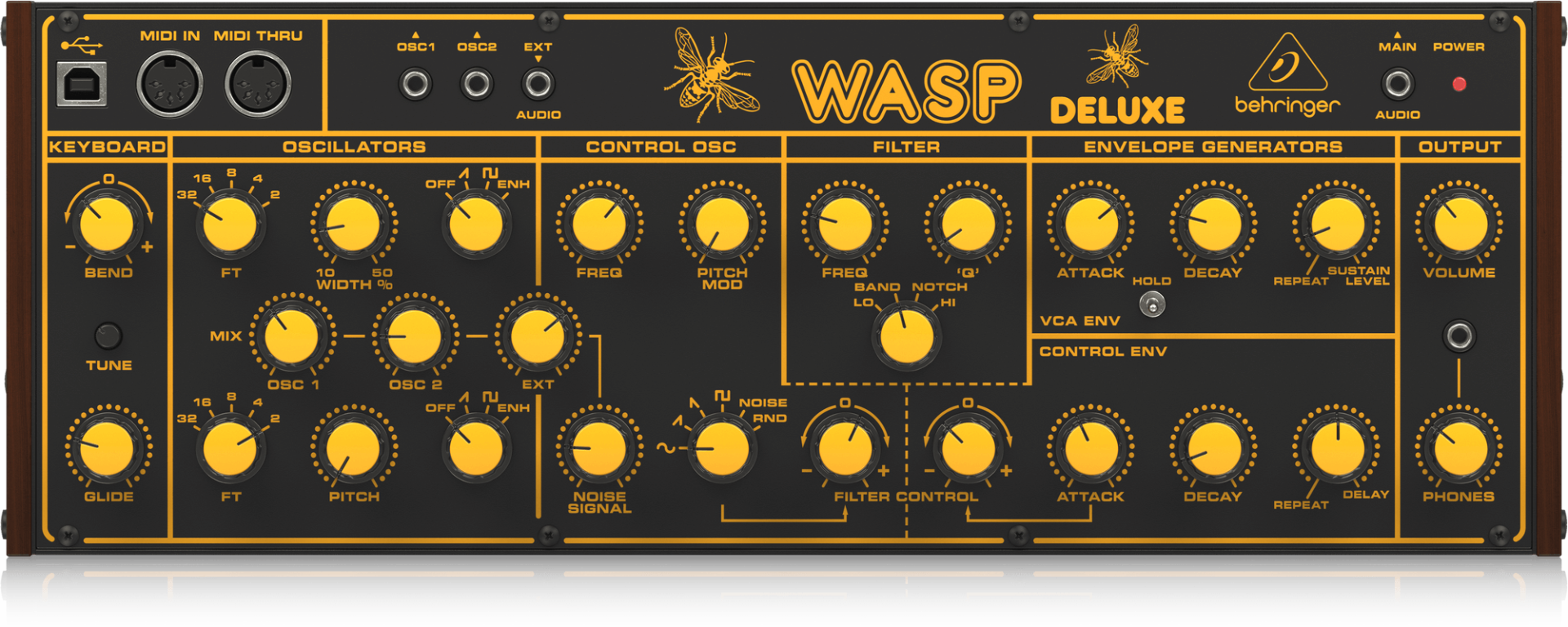 BEHRINGER WASP DELUXE Hibrit Analog Synthesizer