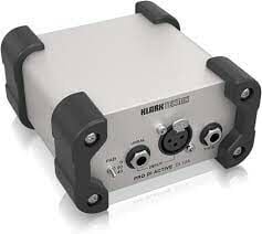 KLARK TEKNIK DI10A Klark Teknik DI10A Active DI Box with Midas Transformer and Phantom/Battery Operation