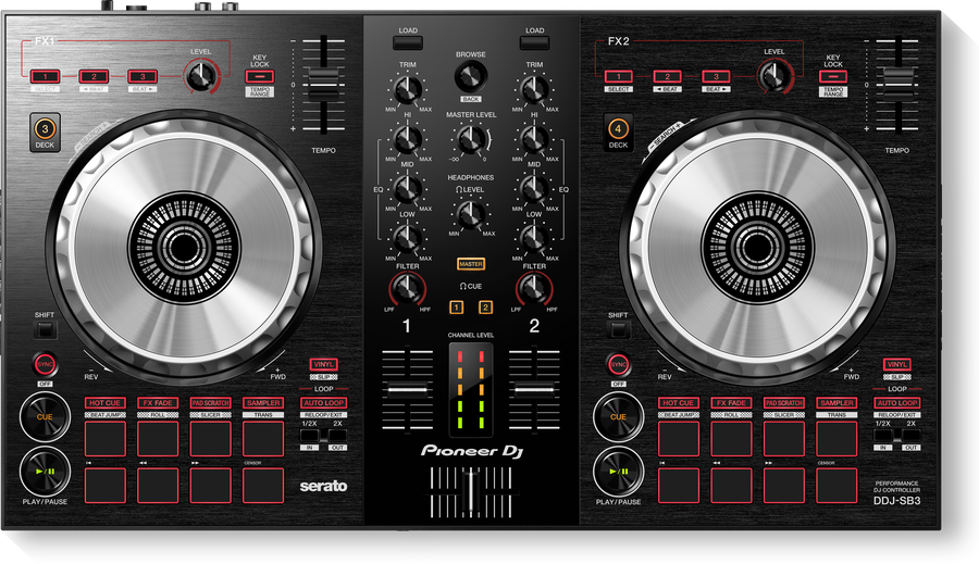 Pioneer DJ DDJ-SB3 2 Kanal Controller