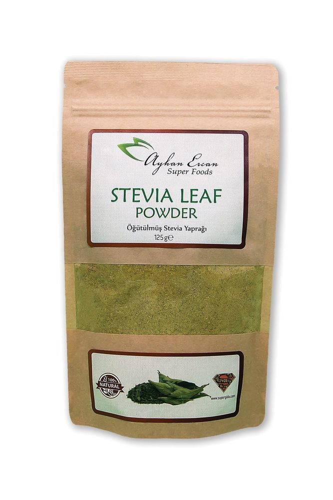 Ayhan Ercan Süper Gıda Stevia Yaprağı Öğütülmüş 125g