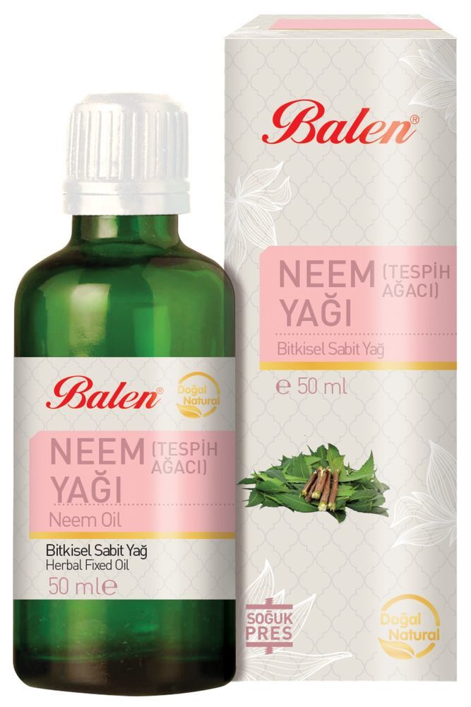 Balen Tespih Ağacı Yağı Neem Yağı 50 ml