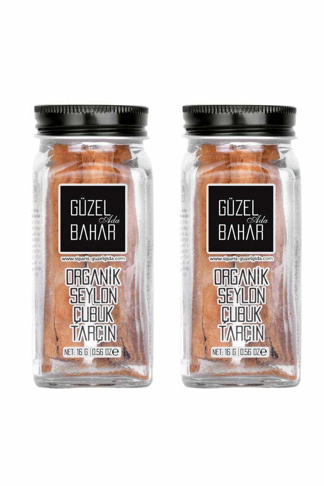 Güzel Ada Gıda Organik Seylon Çubuk Tarçın 2 X 16g