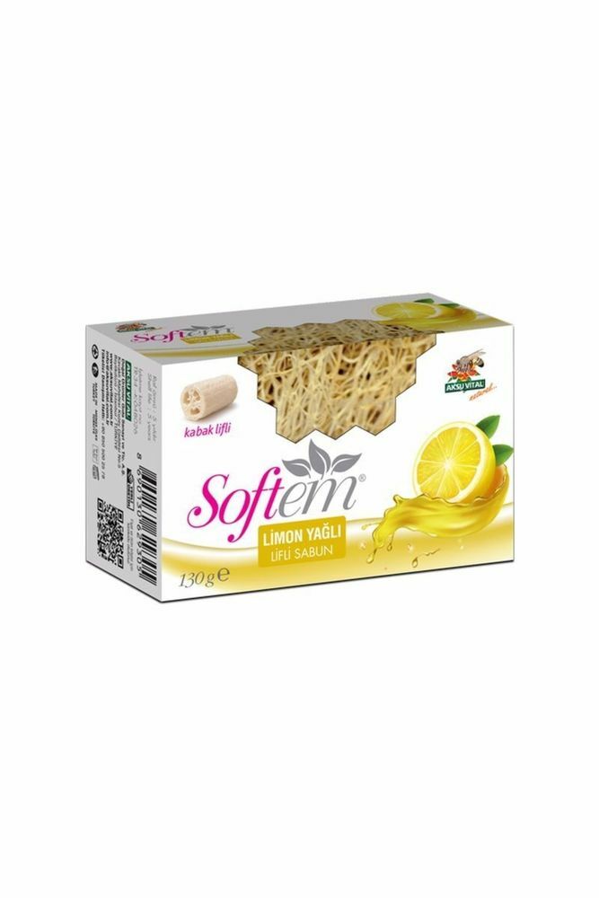 Softem Limon Yağlı Kabak Lifli Sabun 130g