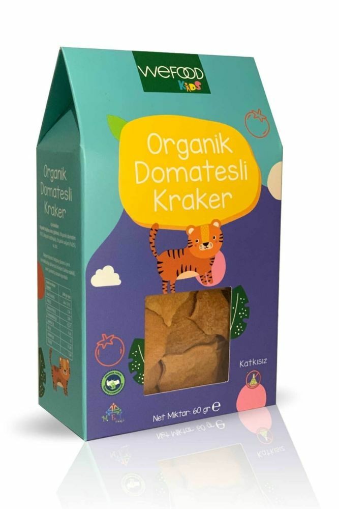 Wefood Kids Organik Domatesli Kraker 60g