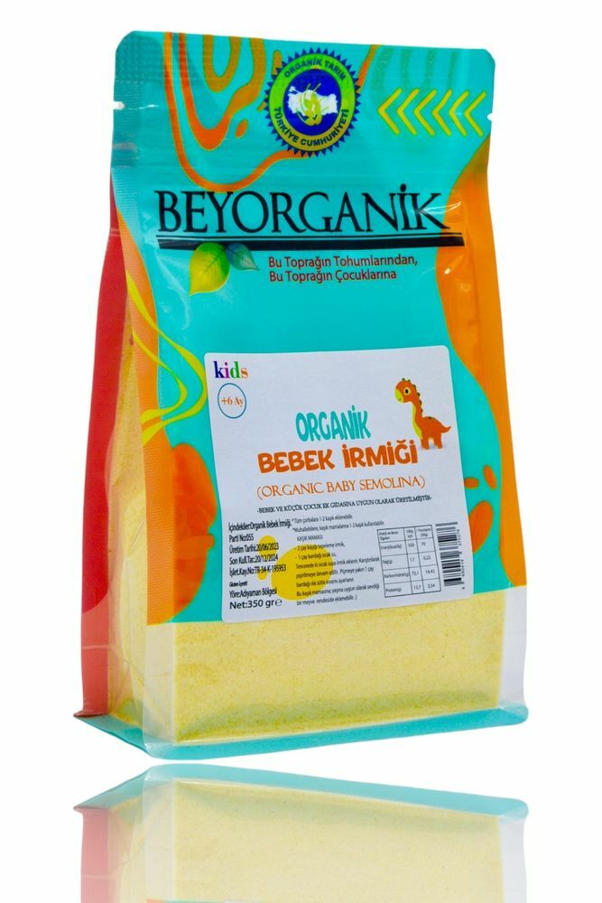 BEYORGANİK Organik Bebek Irmik 350g